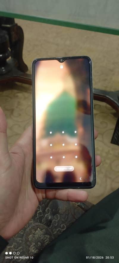 samsung glaxy A02 is in good condition with box