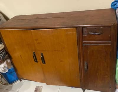 Wooden storage cabinet