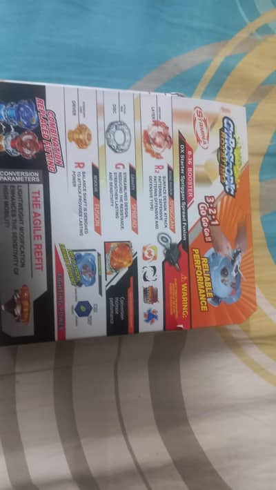 Gyroscopic rotating Beyblade Burst with launcher
