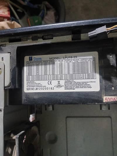 Storm LPJ19-25 500W Power Supply Unit (03¹3²13⁴20³)
