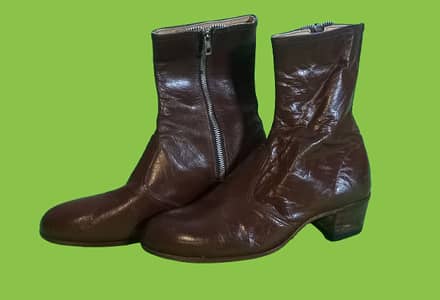 Women’s Brown Leather Ankle Boots – Like New Condition