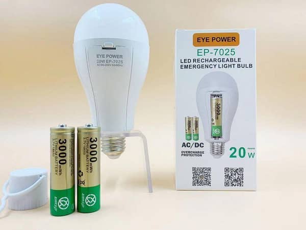 Rechargeable Emergency LED Bulb 20W UPS Backup
