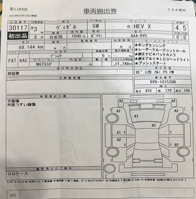 Honda Vezel’s ehev x