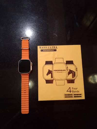 WS99 Ultra Smart Watch | Premium Look | 4 Bands Box