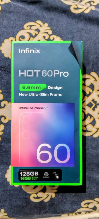 INFINIX HOT 60 pro 8/128 CONTACT (03206249945)