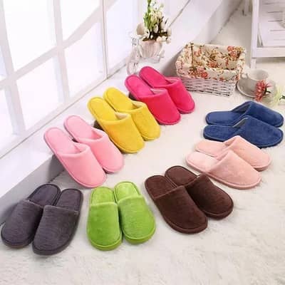 soft cotton slippers