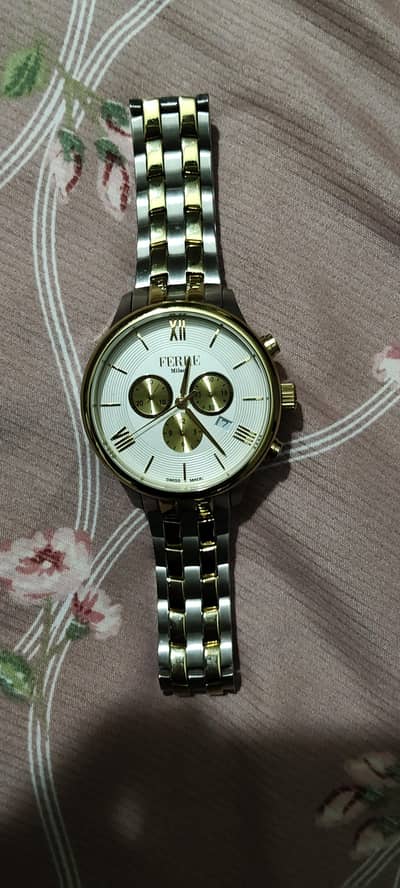 Ferre Milano Men Two Tone  watch and Bracelet