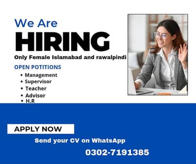 staff required for office work in Islamabad