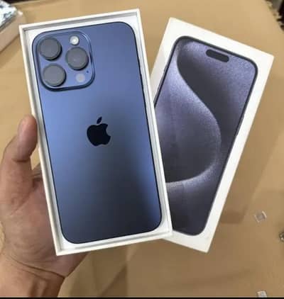 Apple iPhone 15 Pro Max Complete box Urgent sale connect wtp no