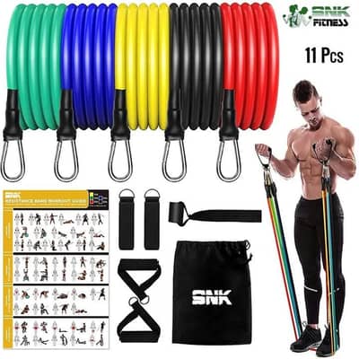 Original 11pcs Resistance Bands (original Video Available)