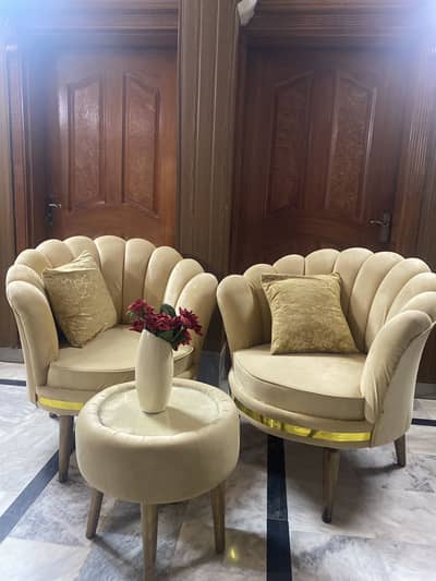 Sofa Chairs with Coffee Table