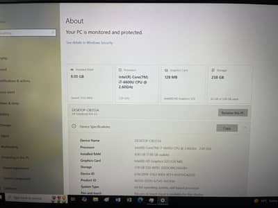 HP Elite Book 820 G3 Core i7 6th Gen-screen issue
