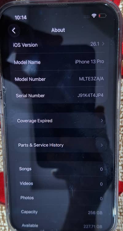 Iphone 13 pro 256gb PTA approved