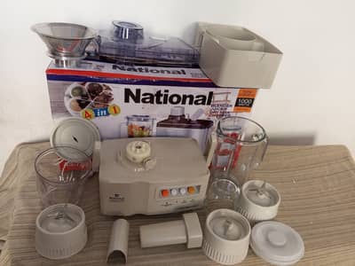 National 4in1 Juicer Blender Grinder Chopper Machine