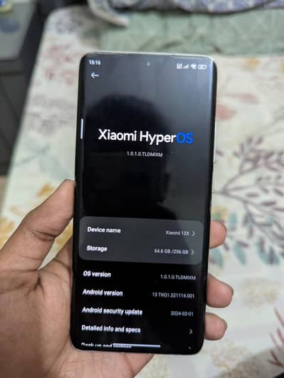 Xiaomi 12X 12GB 256GB 120hz display