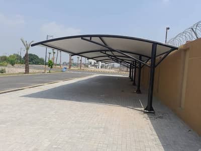 Tensile car porch / New parking shade/ Pvc garage shade/ Wall mount