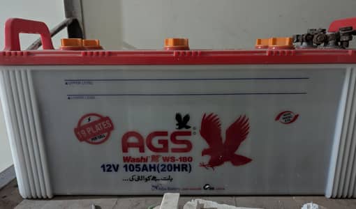 AGS WS-180 (12 V, 105 AH, (20HR) AGS (19 Plates)