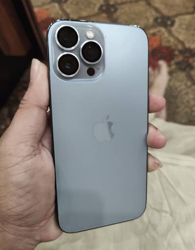 Iphone 13 Pro Max PTA Approved 256Gb Seirra Blue Colure With Box