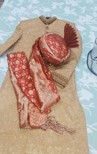 Bin Tayyab Fabric Branded Sherwani.