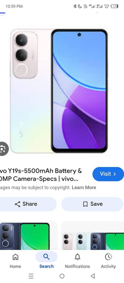 Vivo Y 19s 6+6 128GB