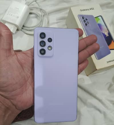 Samsung Galaxy A52 8/128 Full box good betri timing