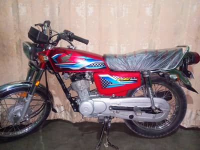 Honda CG 125 – 2024 model – Karachi number