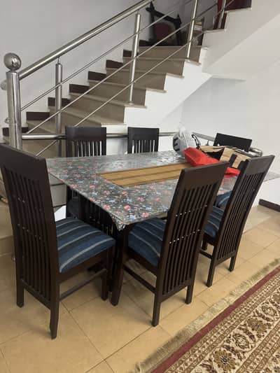6 chair dining table