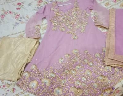 heavy embroidery dress