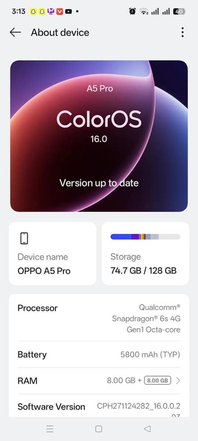 OPPO A5 PRO (8/256)