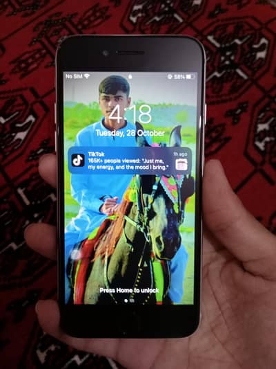 Apple iphone is used but condition is new