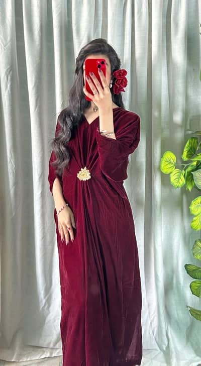 velvet kaftan