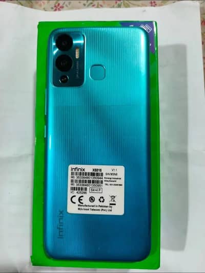 Infinix hot 12 play  Box and Charger