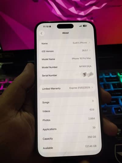 iPhone 16 pro max pta approved official