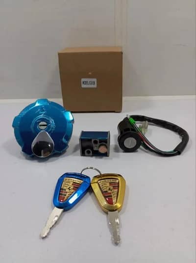 Bike Honda 125 3 Pcs Lock Set, Lock Kit Switch
