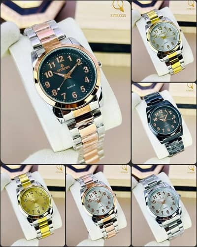 Men's Quartz Water Resistant Chain Strap Watch -1 Pc