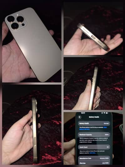 Iphone 16 pro max|Canadian Variant|Box Cable|100 Health