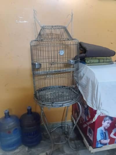 Strong Parrot Cage for Sale – Good Condition