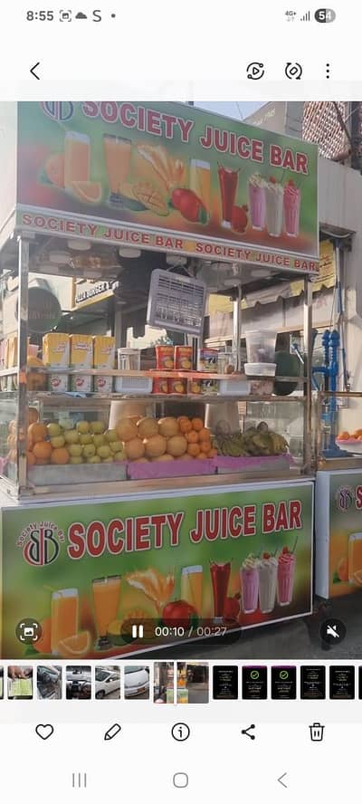 Juice stall