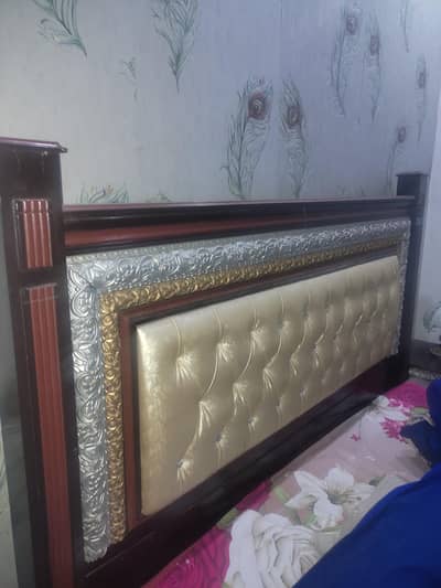 Shesham Wood Kind Size Bed