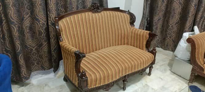 2 Seater Sofa pure teak wood