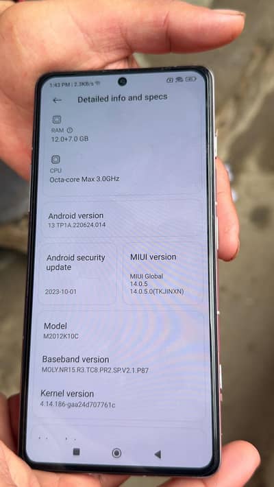 non pta Redmi k40 gaming 5g (90 fps)