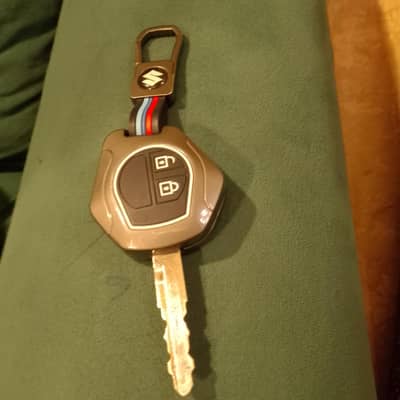 metallic cover key with key chain