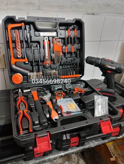 All in one Electrical Tools kit with cordless drill machine 36v