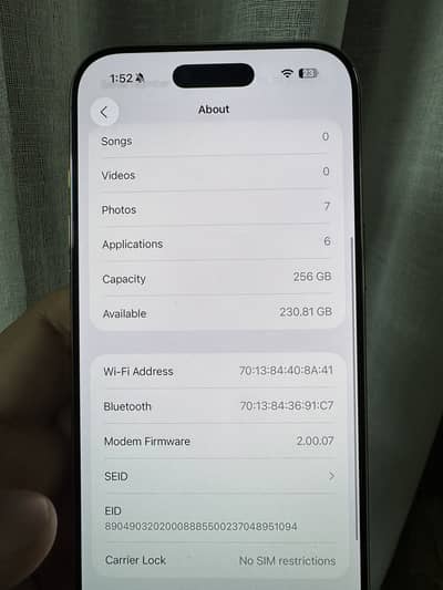 17 air 256gb factory unlocked lla