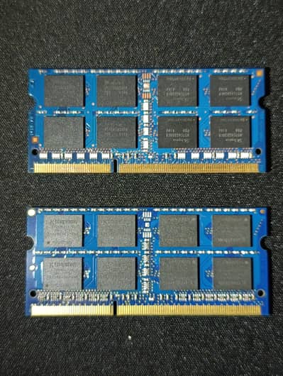 16GB (8x2 GB) DDR3 PC3L Laptop RAM. 2 Modules