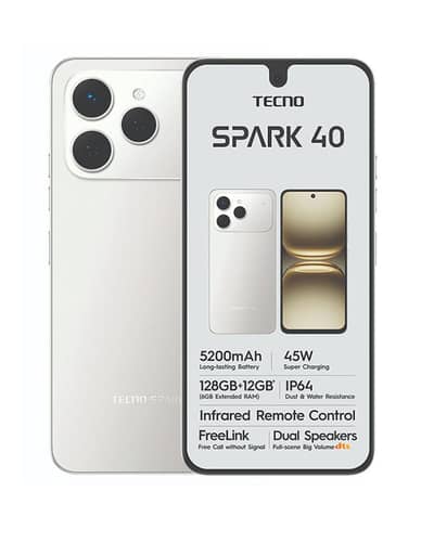 Tecno spark 40 12month warranty only 20 day use sale urgent need money