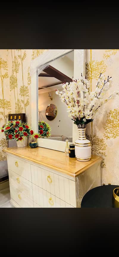 Double Bed|king Size Bed With 2 Side+dressing Table|Bed set||Furniture