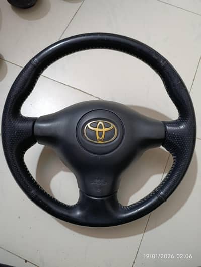 Toyota Vitz NCP10 1999 - 2004 RS Steering Wheel Black