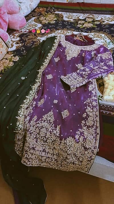 sheesha silk handwork kora work dress partywear new design totallyadda