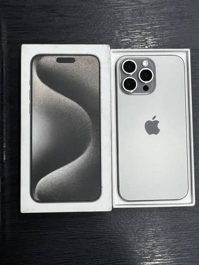 I phone 15 pro max 256gb (jv) 10/10 condition 83% bettery health